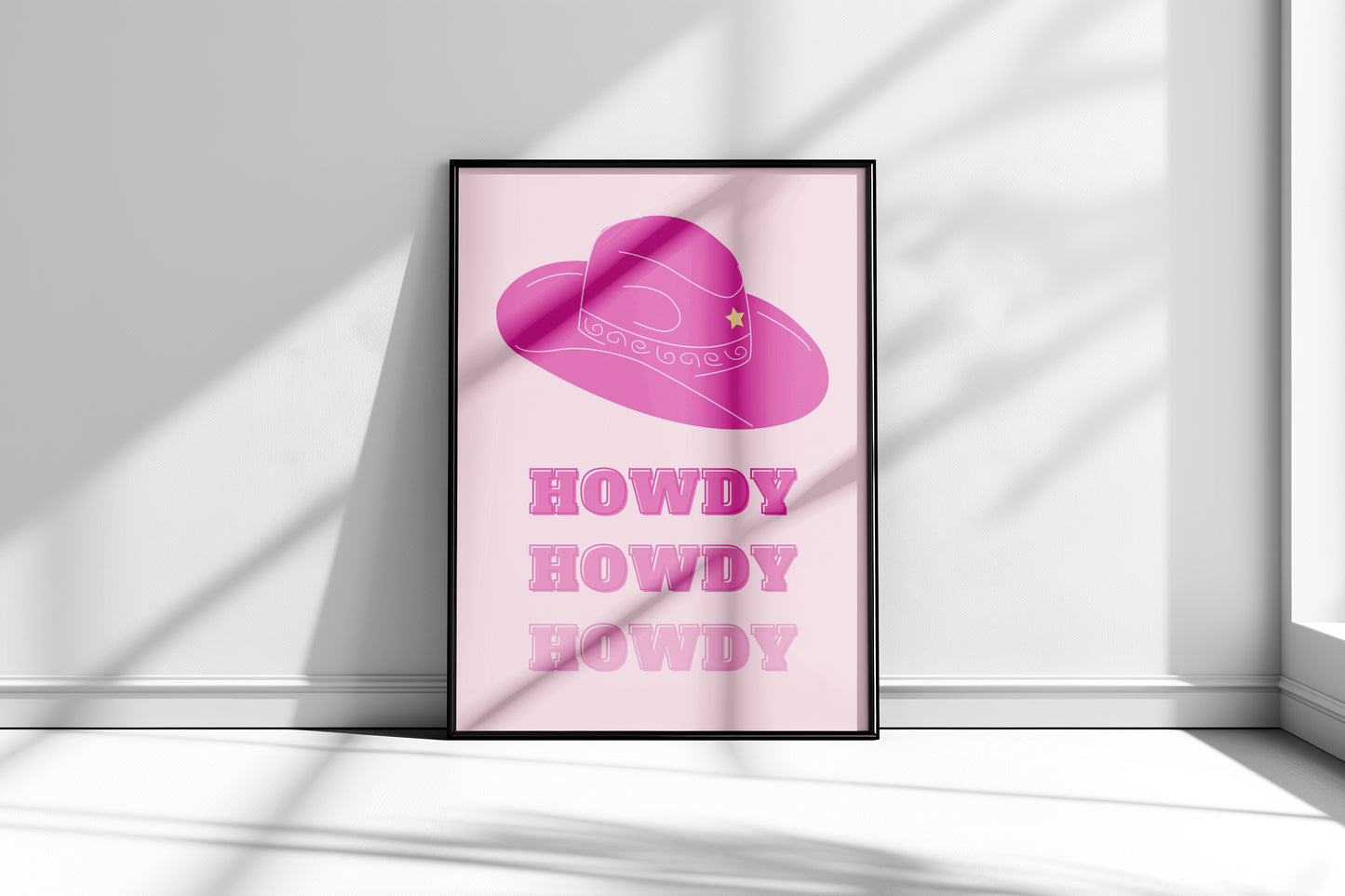 Plakat "HOWDY"