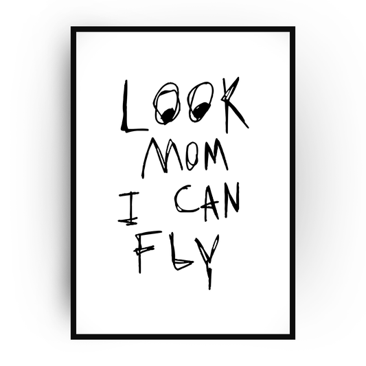 Plakat Look Mom I can Fly