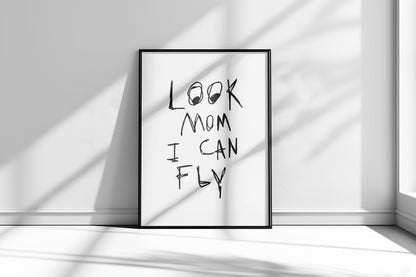 Plakat Look Mom I can Fly