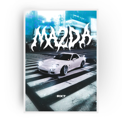 Plakat Mazda RX7