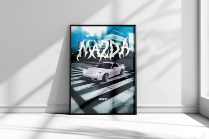 Plakat Mazda RX7