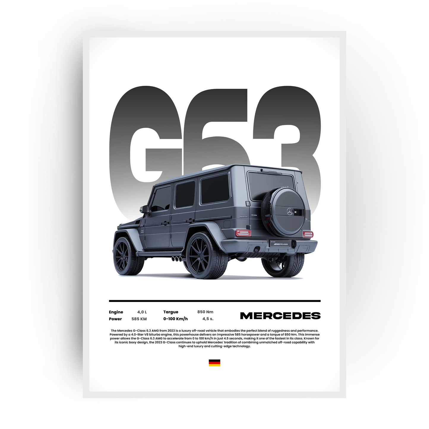 Plakat Mercedes AMG G 63