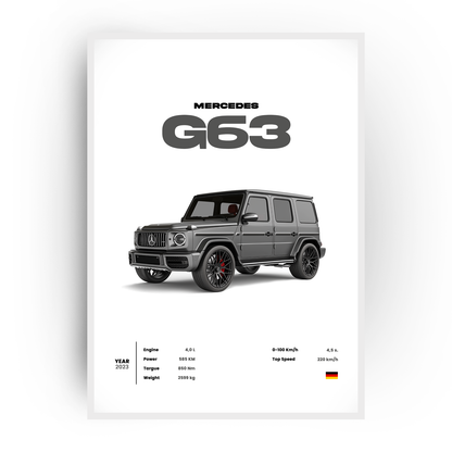 Plakat Mercedes AMG G 63