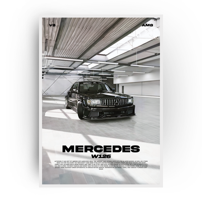 Plakat Mercedes W126