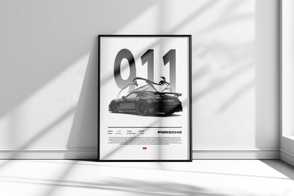 Plakat Porsche 911 GT3 RS