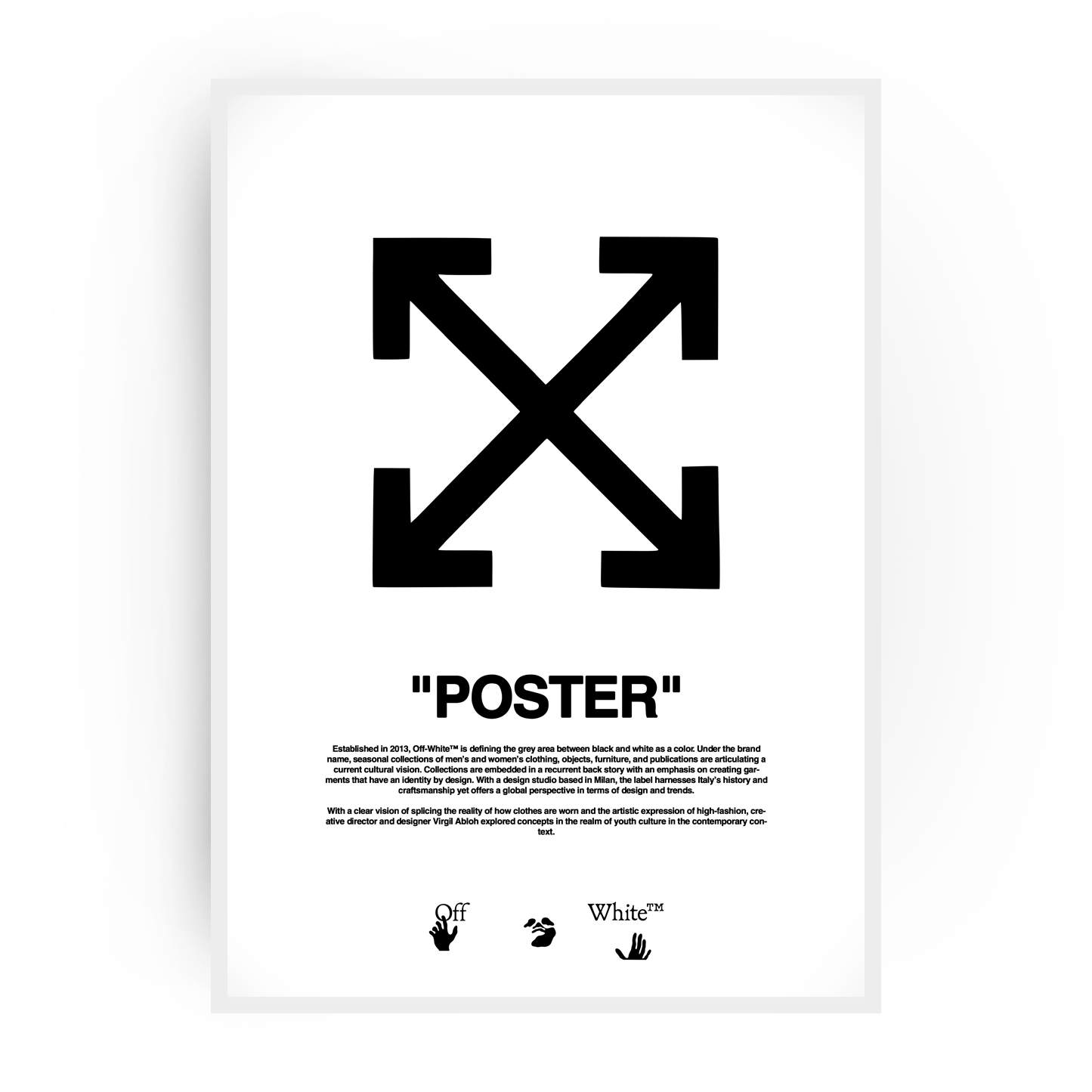 Plakat OFF-WHITE "POSTER"