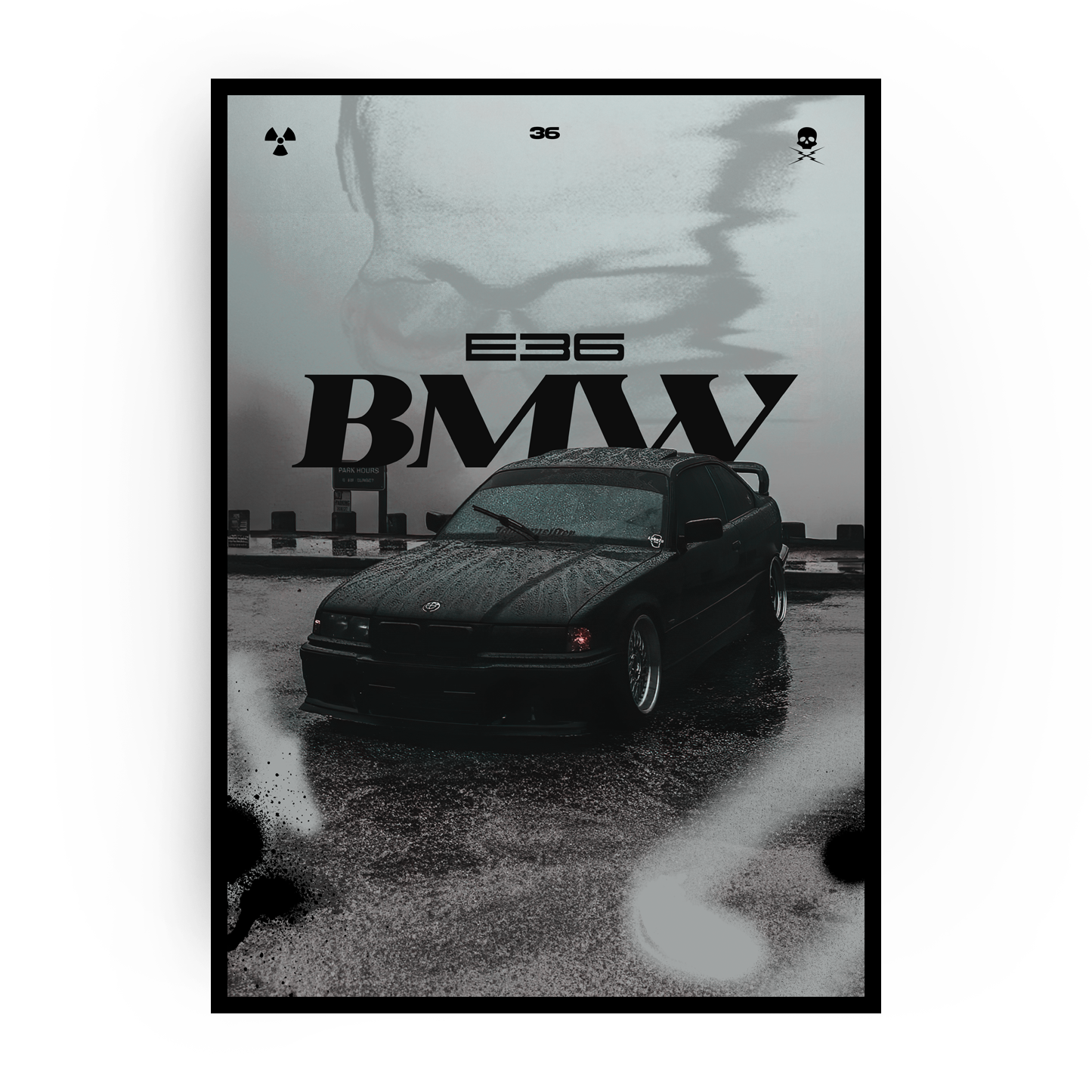 Plakat BMW M3 E36