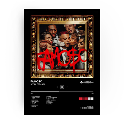 Personalizowany plakat z albumem muzycznym |NFC