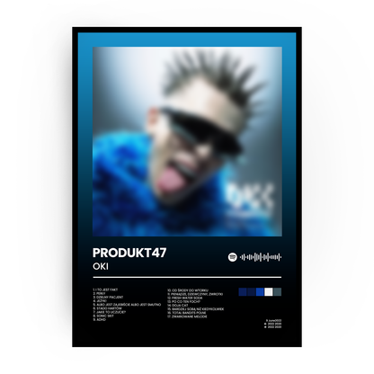 Personalizowany plakat z albumem muzycznym