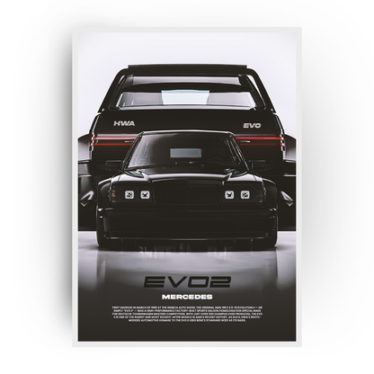 Plakat Mercedes EVO2