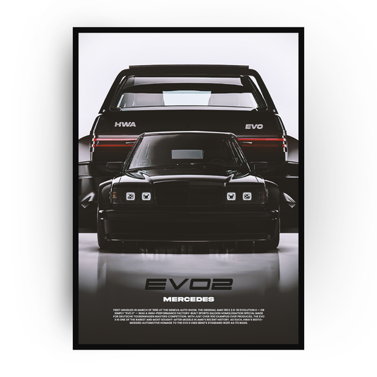 Plakat Mercedes EVO2