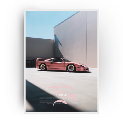 Plakat Ferarri F40