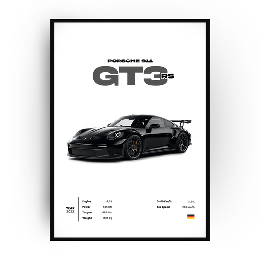 Plakat Porsche 911 GT3 RS