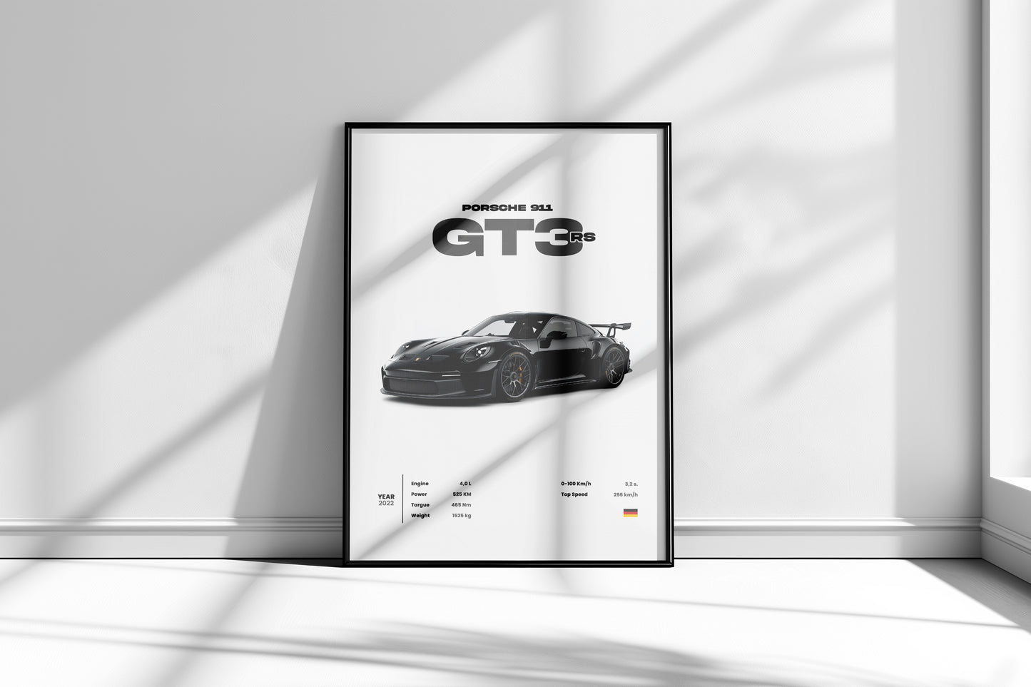 Plakat Porsche 911 GT3 RS