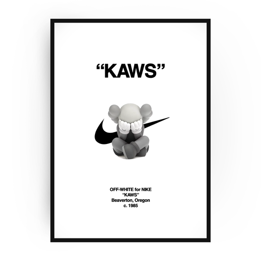 Plakat KAWS x OFF WHITE x NIKE