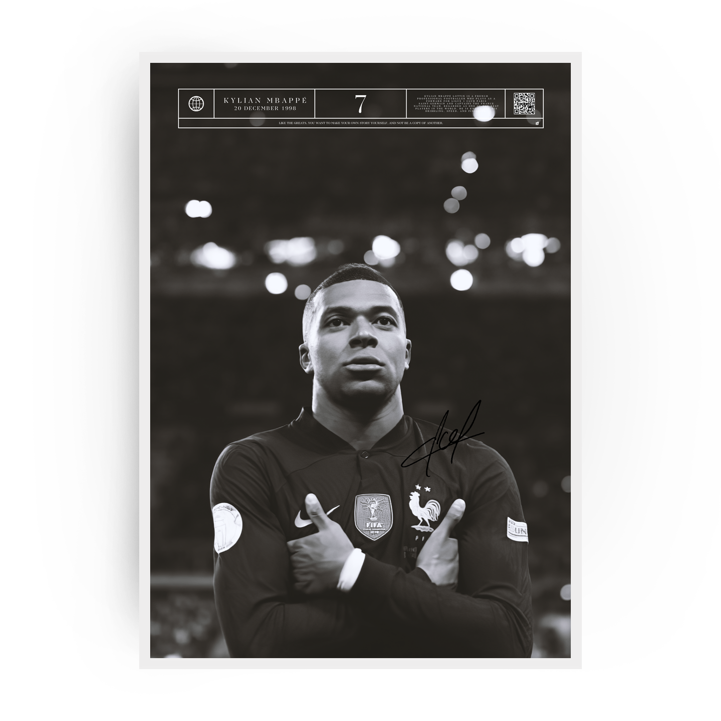 Plakat Kylian Mbappé