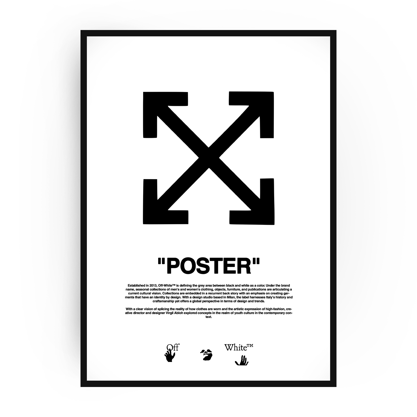 Plakat OFF-WHITE "POSTER"