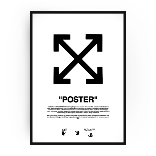 Plakat OFF-WHITE "POSTER"