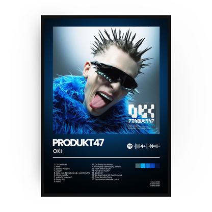 Personalizowany plakat z albumem muzycznym