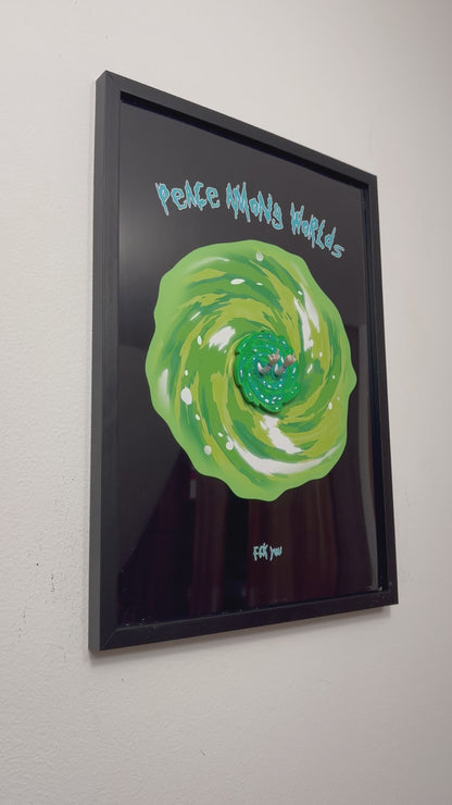 Plakat 3D Rick and Morty