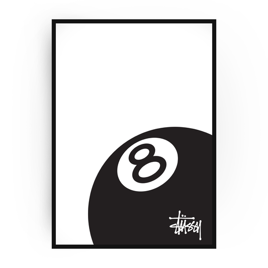 Plakat Stussy 8 Ball